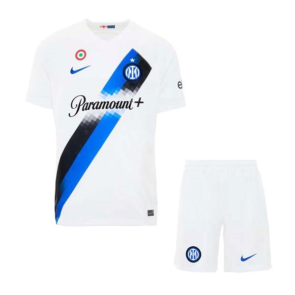 Camiseta Inter Milan Replica Segunda Ropa Niño 2023/24